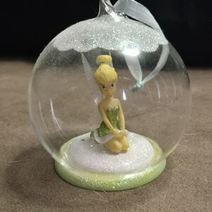 Tinker Bell Glass Ornament